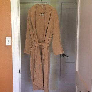 Kashwere Robe With Belt S/M Gold Color